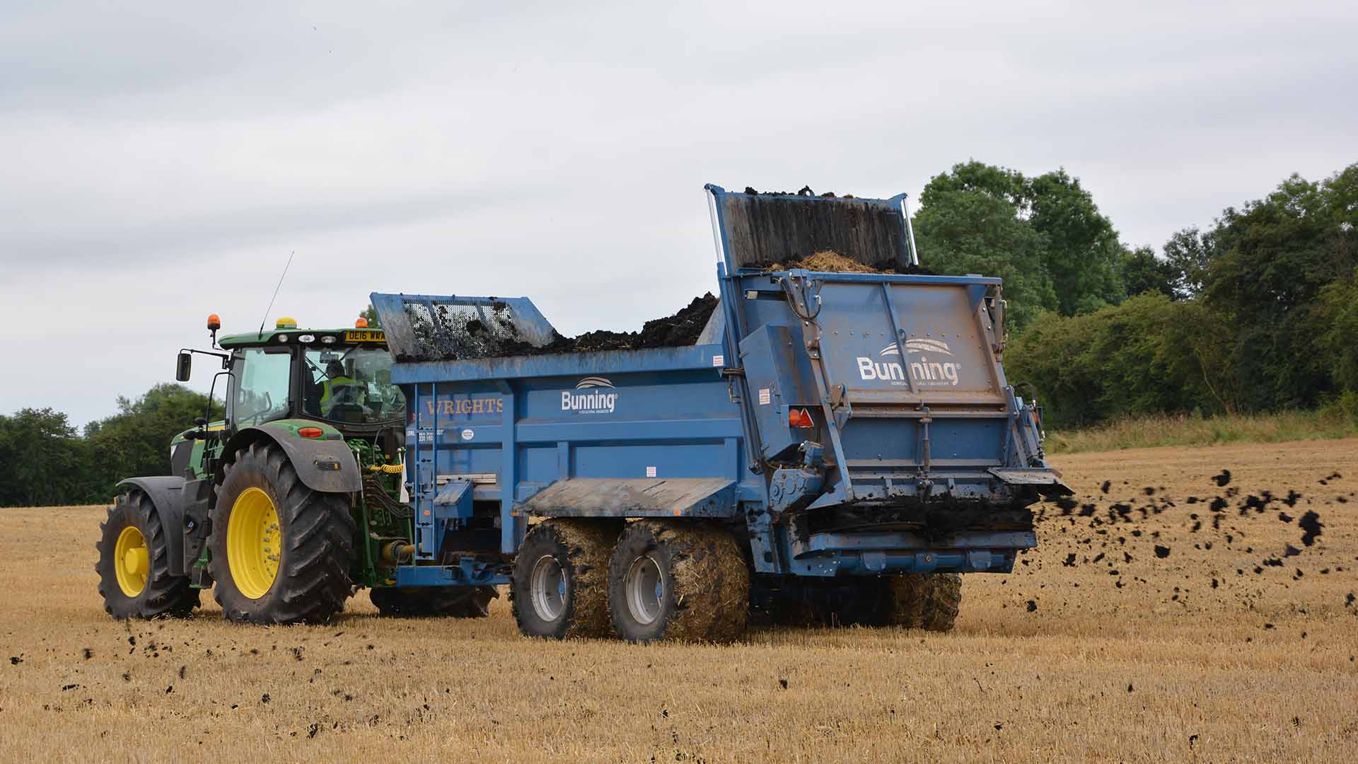 Spreading Organic Manure