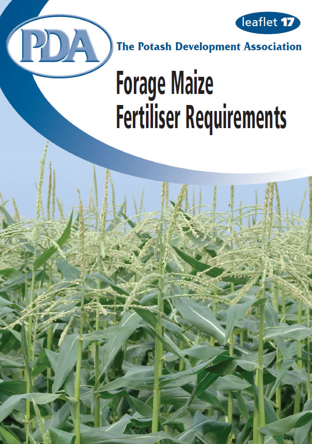Forage Maize Fertilizer Requirements: PDA Leaflet 17