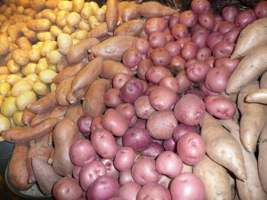 organic potatoes